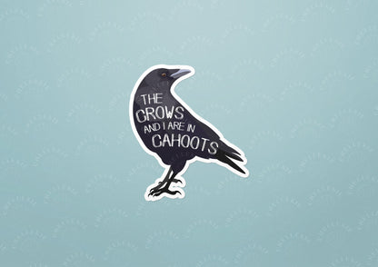 "Crow Friends" Set of 11 Vinyl Stickers - Chellekie Creations